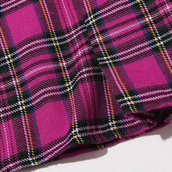 Pink Plaid Skirt - Picture 4 of 4